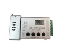 ZWAPHOBPA Controlador de píxeles LED RGB programable HC008 4 Teclas, 5 V, 12 y 24 CC, con 133 Modos Efecto atenuador for Tiras luz WS2812, WS2811 2801