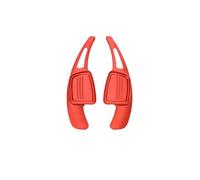 ZWBC 2 Piezas Levas Cambio Volante para Audi A8 2018, Shift Paddle Durable Paleta de Cambio Extensión Accesorios,Red