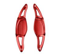 ZWBC 2 Piezas Levas Cambio Volante para Audi R8 2016-2019, Shift Paddle Durable Paleta de Cambio Extensión Accesorios,Red