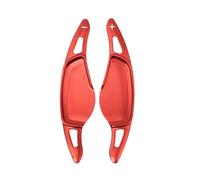 ZWBC 2 Piezas Levas Cambio Volante para BMW 8 Series 2019-2022, Shift Paddle Durable Paleta de Cambio Extensión Accesorios,Red