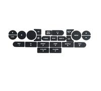 ZWBC Botón Pegatinas para Ford Mustang 2005 2006 2007 2008 2009, Pegatinas para Botones Elevalunas Puertas Durable Calcomanías de Reparación de Botones