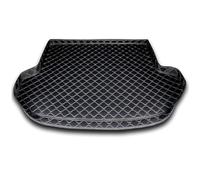 ZWBC Coche Cuero Alfombrillas Maletero para Seat Ateca 2016-2020 2021 2022 2023, Antideslizante Protectora Estera, Impermeable Bandeja Forro, Personalizadas Alfombra Accesorios,C/Black Beige