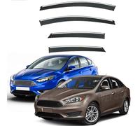 ZWBC Deflectores de Viento para Ford Focus Hatchback/Sedan MK3-C346 2012-2018, Lluvia Deflectores Impermeable Durable Set de Deflectores de Aire Coche Accesorios