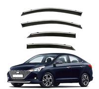 ZWBC Deflectores de Viento para Hyundai Verna Sedan MK5-YC 2016-2025, Lluvia Deflectores Impermeable Durable Set de Deflectores de Aire Coche Accesorios