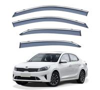 ZWBC Deflectores de Viento para KIA Forte Sedan MK1-TD 2008-2011, Lluvia Deflectores Impermeable Durable Set de Deflectores de Aire Coche Accesorios