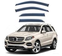 ZWBC Deflectores de Viento para Mercedes Benz M Class MK3-W166 2012-2019, Lluvia Deflectores Impermeable Durable Set de Deflectores de Aire Coche Accesorios