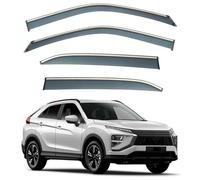 ZWBC Deflectores de Viento para Mitsubishi Eclipse Cross MK1-GK/GL/YA 2018-2025, Lluvia Deflectores Impermeable Durable Set de Deflectores de Aire Coche Accesorios