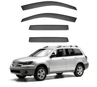 ZWBC Deflectores de Viento para Mitsubishi Outlander MK1 2001-2005, Lluvia Deflectores Impermeable Durable Set de Deflectores de Aire Coche Accesorios