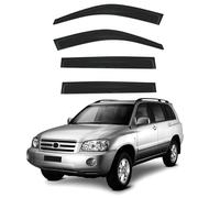 ZWBC Deflectores de Viento para Toyota Kluger MK1-XU20 2000-2006, Lluvia Deflectores Impermeable Durable Set de Deflectores de Aire Coche Accesorios