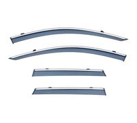 ZWBC Deflectores de Viento para Volvo V90 2018-2025, Lluvia Deflectores Impermeable Durable Set de Deflectores de Aire Coche Accesorios