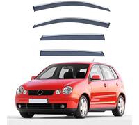 ZWBC Deflectores de Viento para VW Polo Hatchback MK4-9N 2005-2010, Lluvia Deflectores Impermeable Durable Set de Deflectores de Aire Coche Accesorios
