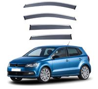 ZWBC Deflectores de Viento para VW Polo Hatchback MK5-6R 2011-2018, Lluvia Deflectores Impermeable Durable Set de Deflectores de Aire Coche Accesorios
