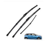 ZWBC Juego De Escobillas Limpiaparabrisas Delanteras Y Traseras para Audi A1 2010-2017, Durable Parabrisas Ventana Lluvia Cepillos