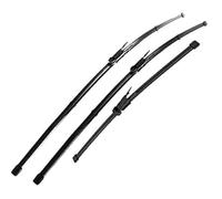 ZWBC Juego De Escobillas Limpiaparabrisas Delanteras Y Traseras para BMW 1 Series E81 E87 Front and Rear Windows 2004-2010, Durable Parabrisas Ventana Lluvia Cepillos