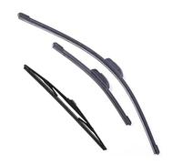 ZWBC Juego De Escobillas Limpiaparabrisas Delanteras Y Traseras para Chrysler Pacifica 2017-2024, Durable Parabrisas Ventana Lluvia Cepillos