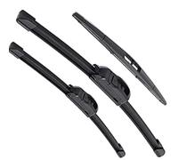 ZWBC Juego De Escobillas Limpiaparabrisas Delanteras Y Traseras para Citroen C-Crosser 2007-2013 C4 AIRCROSS 2012-2013, Durable Parabrisas Ventana Lluvia Cepillos