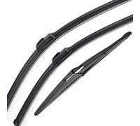 ZWBC Juego De Escobillas Limpiaparabrisas Delanteras Y Traseras para Dacia Duster MK1 2009-2013 20+ 20+ 14, Durable Parabrisas Ventana Lluvia Cepillos