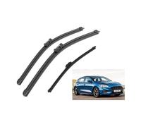 ZWBC Juego De Escobillas Limpiaparabrisas Delanteras Y Traseras para Ford Focus 4 MK4 2018-2024, Durable Parabrisas Ventana Lluvia Cepillos