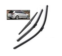 ZWBC Juego De Escobillas Limpiaparabrisas Delanteras Y Traseras para Ford Mondeo MK4 Estate 2007-2014, Durable Parabrisas Ventana Lluvia Cepillos