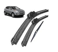 ZWBC Juego De Escobillas Limpiaparabrisas Delanteras Y Traseras para Hyundai Tucson MK2 ix35 2010-2015, Durable Parabrisas Ventana Lluvia Cepillos
