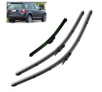 ZWBC Juego De Escobillas Limpiaparabrisas Delanteras Y Traseras para Land Rover Freelander 2 2007-2014, Durable Parabrisas Ventana Lluvia Cepillos