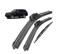 ZWBC Juego De Escobillas Limpiaparabrisas Delanteras Y Traseras para Land Rover Range Rover Sport 2005-2012, Durable Parabrisas Ventana Lluvia Cepillos