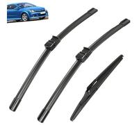 ZWBC Juego De Escobillas Limpiaparabrisas Delanteras Y Traseras para Opel Astra H GTC 3 Doors 22" 18" 9" 2004-2009, Durable Parabrisas Ventana Lluvia Cepillos