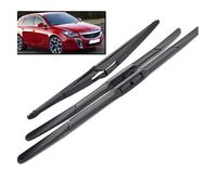 ZWBC Juego De Escobillas Limpiaparabrisas Delanteras Y Traseras para Opel Sport Badge Sport Edition MK1 24" 18+12" 2008-2017, Durable Parabrisas Ventana Lluvia Cepillos