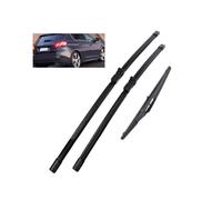 ZWBC Juego De Escobillas Limpiaparabrisas Delanteras Y Traseras para Peugeot 308 T9 Hatchback 2014-2024, Durable Parabrisas Ventana Lluvia Cepillos