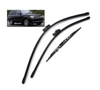ZWBC Juego De Escobillas Limpiaparabrisas Delanteras Y Traseras para Range Rover L322 Vogue HSE 26" 26 2002-2012, Durable Parabrisas Ventana Lluvia Cepillos