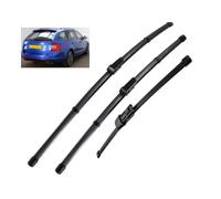 ZWBC Juego De Escobillas Limpiaparabrisas Delanteras Y Traseras para Skoda Octavia 5E A7 Estate 2013-2017, Durable Parabrisas Ventana Lluvia Cepillos