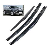 ZWBC Juego De Escobillas Limpiaparabrisas Delanteras Y Traseras para Toyota RAV4 XA40 2013-2018, Durable Parabrisas Ventana Lluvia Cepillos