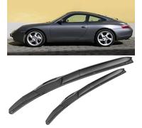 ZWBC Limpiaparabrisas para Porsche 911 996 1997-2004 22""+21"", Escobillas de limpiaparabrisas Delanteras Goma Parabrisas Ventana Lluvia Cepillos Accesorios