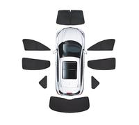 ZWBC Parasol para Coche para Porsche Macan 2015-2024, Protector Solar Automóviles Proporcionar Privacidad Cortinas Divisorias de Coche,8 Pcs Full