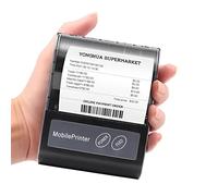 Zwbfu Impresora portátil de Recibos térmicos BT de 80 mm Impresora móvil Personal Mini Bill POS con batería Recargable Soporte ESC/POS