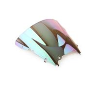 ZWBHNB Cúpula De Motocicleta Doble Burbuja Deflectores Viento Protector Parabrisas para YZF R6 YZF-R6 600 1998-2002 Deflector De Viento(iridio Blanco)