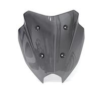 ZWBHNB Deflectores De Parabrisas para Motocicleta para NMAX155 Turbo 2025 Parabrisas Deportivo Negro con Protector De Viento Y Alerón Extensión Spoiler(Humo Ligero)