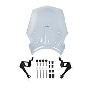 ZWBHNB Deflectores De Viento Parabrisas De Motocicleta para para CB125R para CB300R 2018-2023 Protector Delantero Air Wind con Alerón Extensión Spoiler(Humo Ligero)