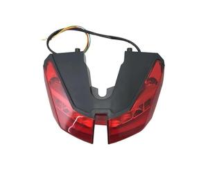 ZWBHNB Freno Luz Luz Trasera De Motocicleta con Indicador De Luz Trasera Integrado para Ducati Hypermotard 821 939 950 SP 2012-2021 Lámpara De Señal De Giro Señales de Giro(Rojo)