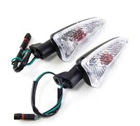 ZWBHNB Intermitentes Luces para Aprilia SXV 550, SL 750 Shiver, SMV Y 1200 Dorsoduro Luces Señal Giro(Rear-Clear)