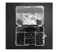 ZWBHNB Kit De Tornillos para Carenado Motocicleta para para CBR1000F para CBR1100XX para CB77 Carrocería, Resortes, Tuercas Y Piezas Fijación Kit Completo De Tornillos Carenado(Negro)