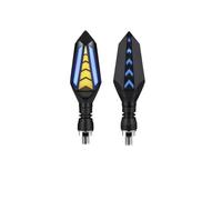 ZWBHNB Luces de Señal de Giro Luces Indicadoras De Giro De Motocicleta para H&Onda CB650R CBR650R CB500X CB1000R CB125R CBR500R CB1000F Integra 750 Luz Intermitente(Azul,2 Piezas)