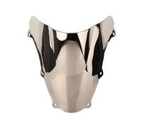 ZWBHNB Parabrisas De Doble Burbuja para Motocicleta, Deflectores Protectores para Suzuki SV650 SV650S 03-12 SV1000 SV1000S 03-08 Deflector De Viento(Plata)