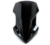 ZWBHNB Parabrisas De Motocicleta para NC 700X NC750X 2016-2019 Protector De Pantalla, Deflectores Y Alerón Extensión Spoiler(Negro)