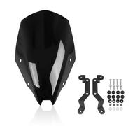 ZWBHNB Parabrisas De Motocicleta para para Z500 para Z500SE 2024-2025 Deflectores De Aire Touring Más Anchos Y Altos, Visera Y Carenado Extensión Spoiler(Fumar)