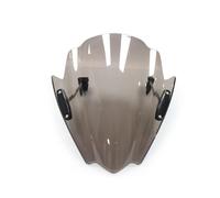ZWBHNB Parabrisas De Motocicleta para Suzuki Gladius 650 SFV650 2009-2015 Deflectores De Viento Manillar De 7/8" Y 1", Pantalla Flujo Aire Alerón Extensión Spoiler(Fumar)
