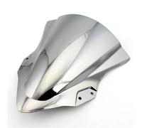 ZWBHNB Parabrisas Deportivo para Motocicleta para para Ninja 400 2018-2022, Protector contra El Viento, Cubierta Deflectora Deflector De Viento(Plata)