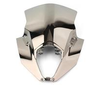 ZWBHNB Parabrisas Doble Burbuja para Motocicleta, Deflectores Protectores para para Ninja 650 EX650 ER-6F ER6F 2020-2023 Deflector De Viento(Plata)