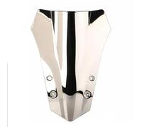 ZWBHNB Parabrisas Doble Burbuja para Motocicleta para MT09 MT-09 FJ09 FJ 09 Tracer 900 2015-2017 Protector De Viento Deflector De Viento(Plata)