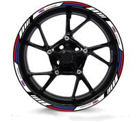 ZWBHNB Pegatina Borde Ruedas Adhesivo para Llanta De Motocicleta para H&Onda CBR 1100 CBR1000RR 600RR 125 CBR650/500/300/250 R, Cinta Adhesiva A Rayas, Accesorios Calcomanías Ruedas(Color 4)